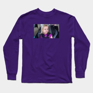 Side eyeing Chloe Meme Long Sleeve T-Shirt